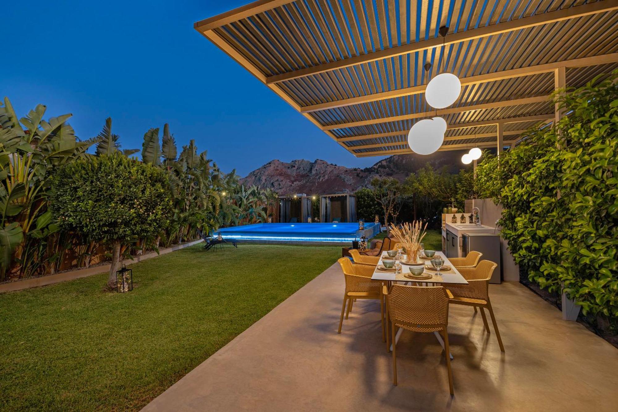 Gaia Blue Villa Kolymbia Eksteriør billede