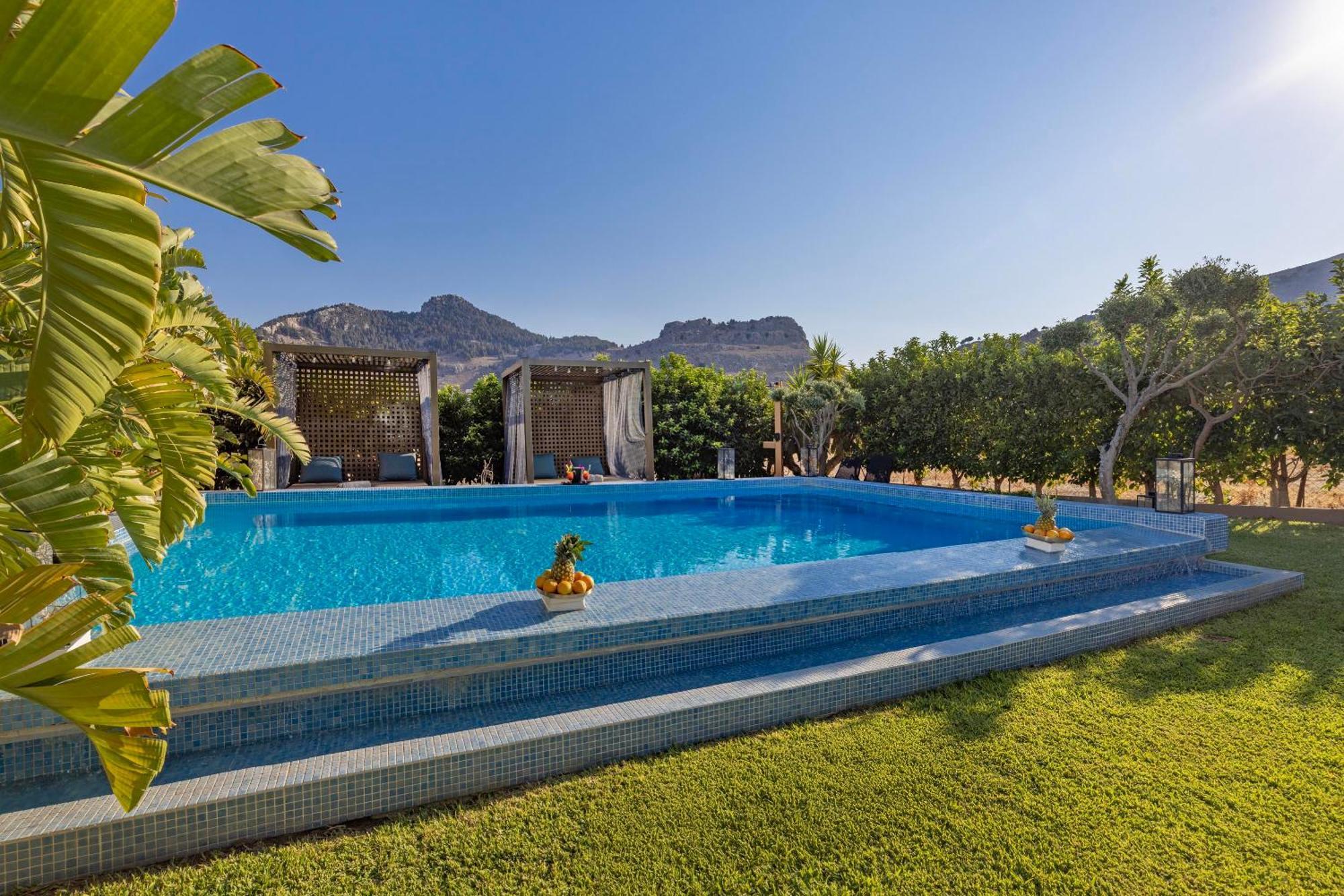 Gaia Blue Villa Kolymbia Eksteriør billede