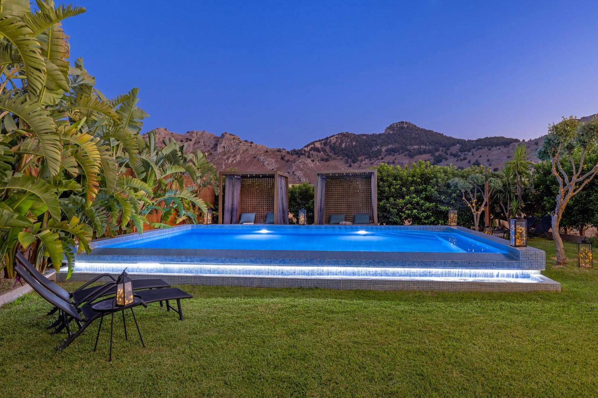 Gaia Blue Villa Kolymbia Eksteriør billede