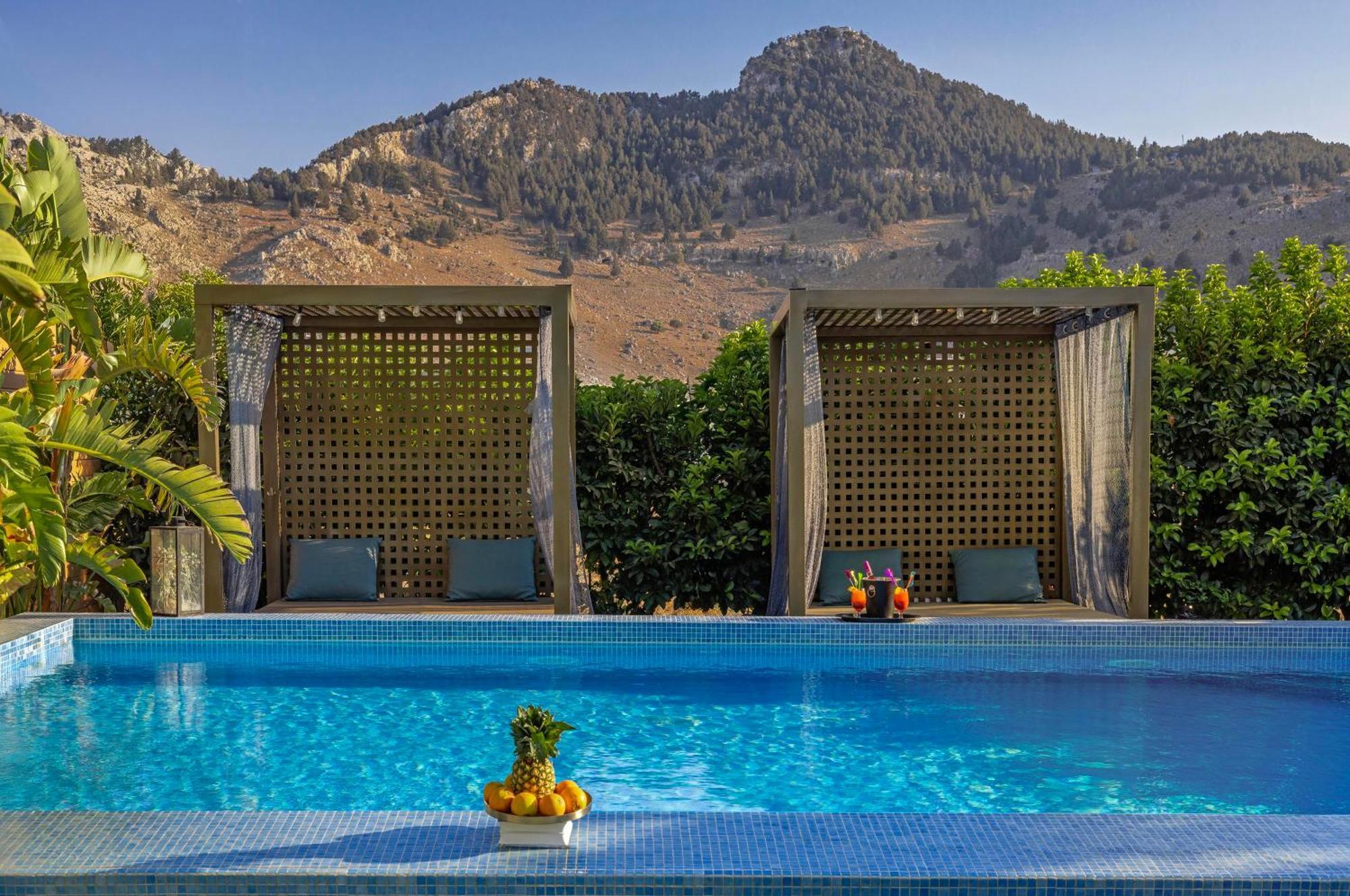 Gaia Blue Villa Kolymbia Eksteriør billede