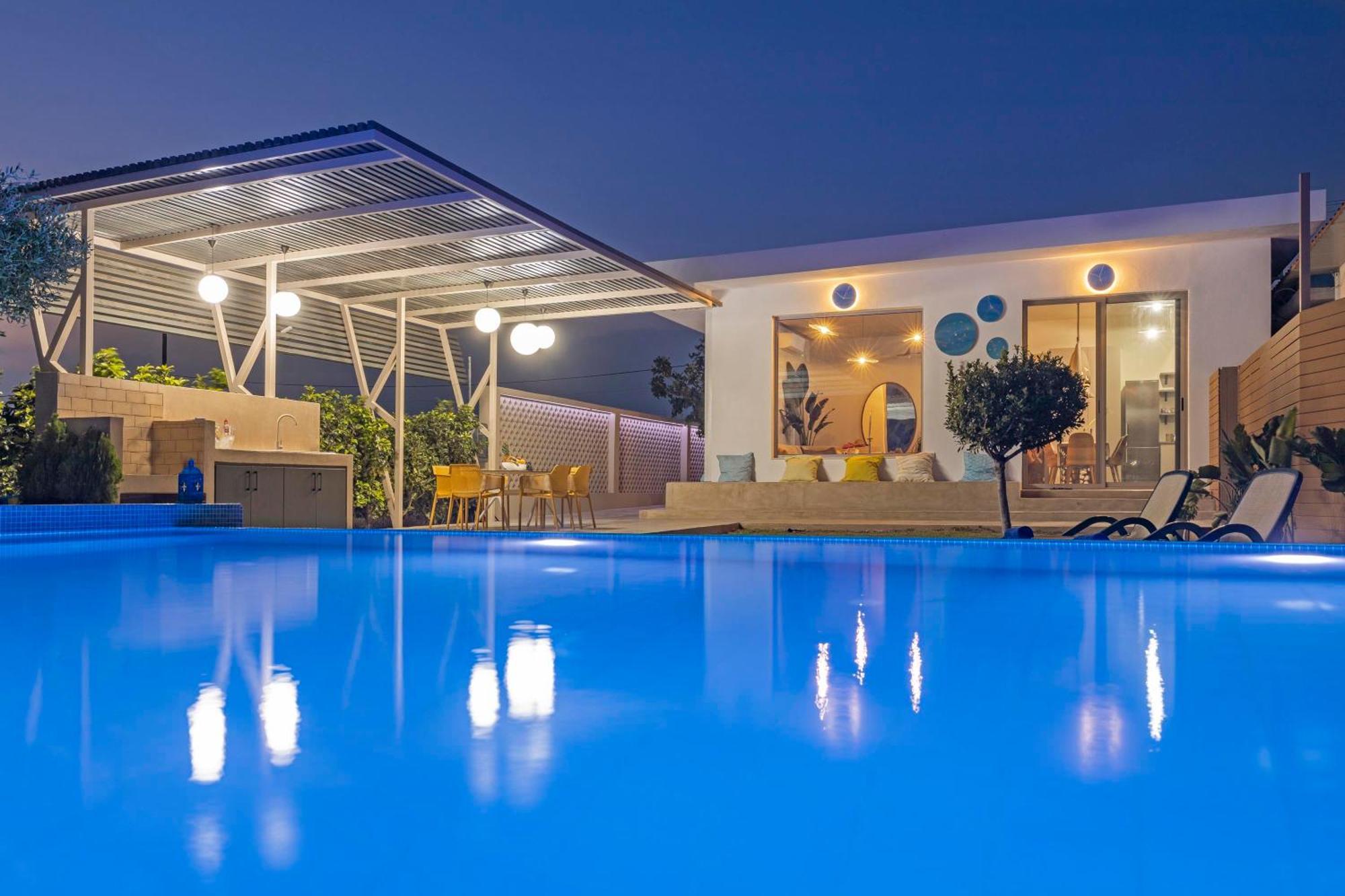 Gaia Blue Villa Kolymbia Eksteriør billede
